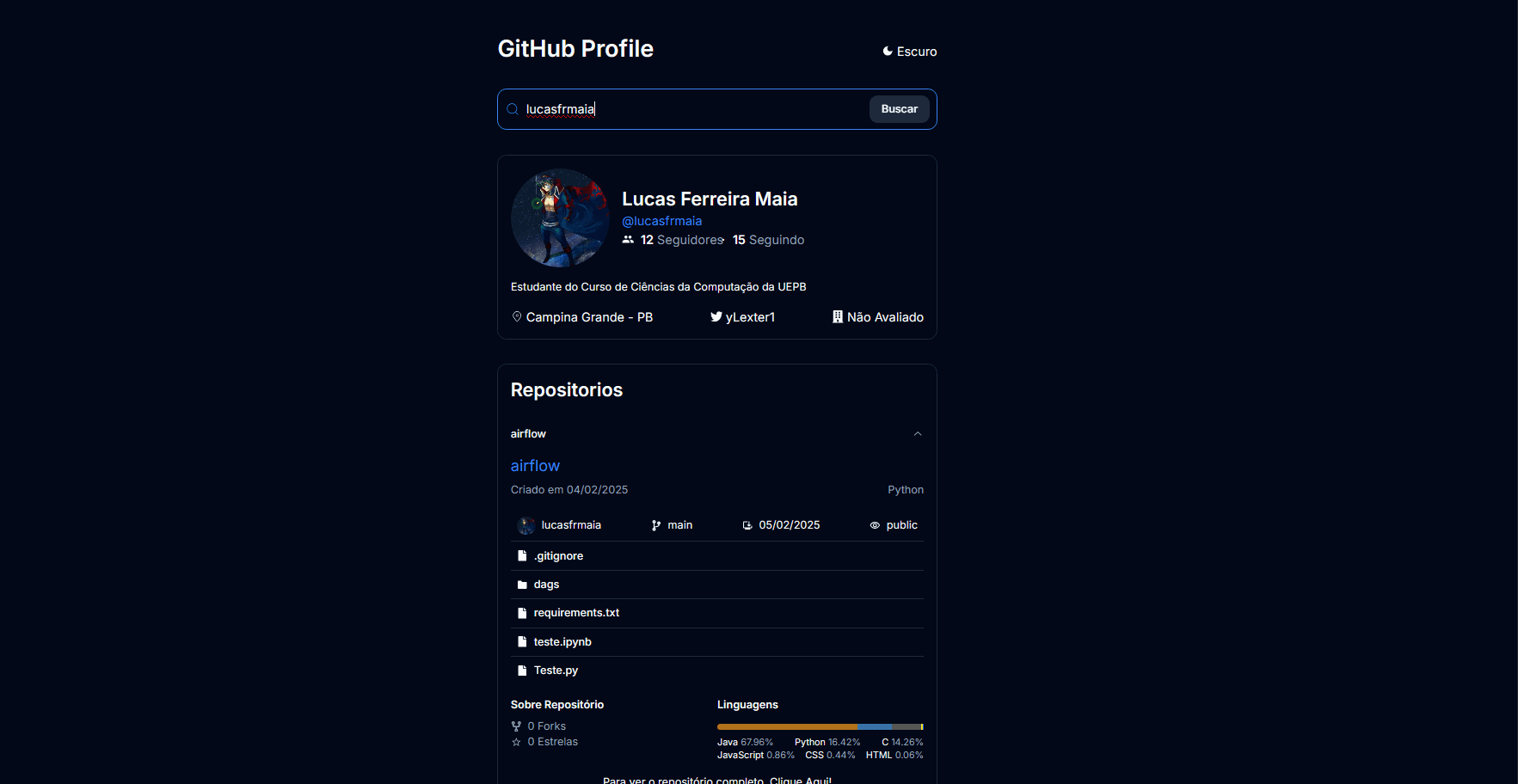 Github Profile